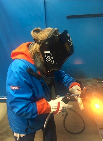 Debra Malmos - How NOT to weld.